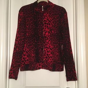 Beautiful Mock Neck Petite Sweater/Jacket!